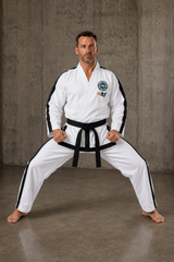 Katsudo taekwondo kimono zgornji del za Itf, belo