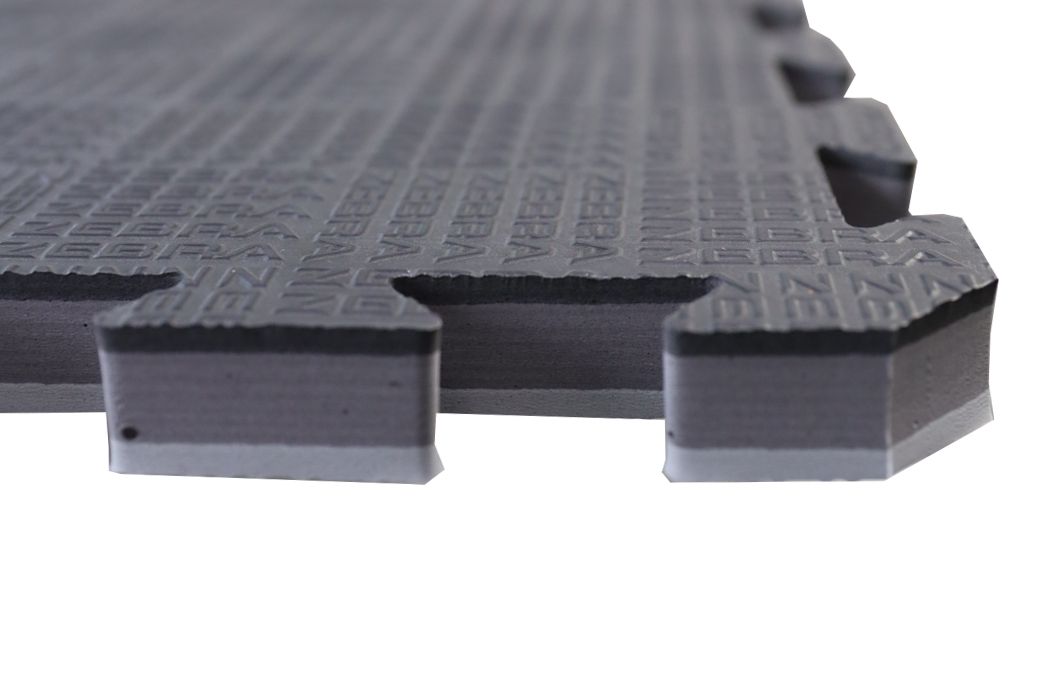 Zebra tatami Puzzle, čierno sivé