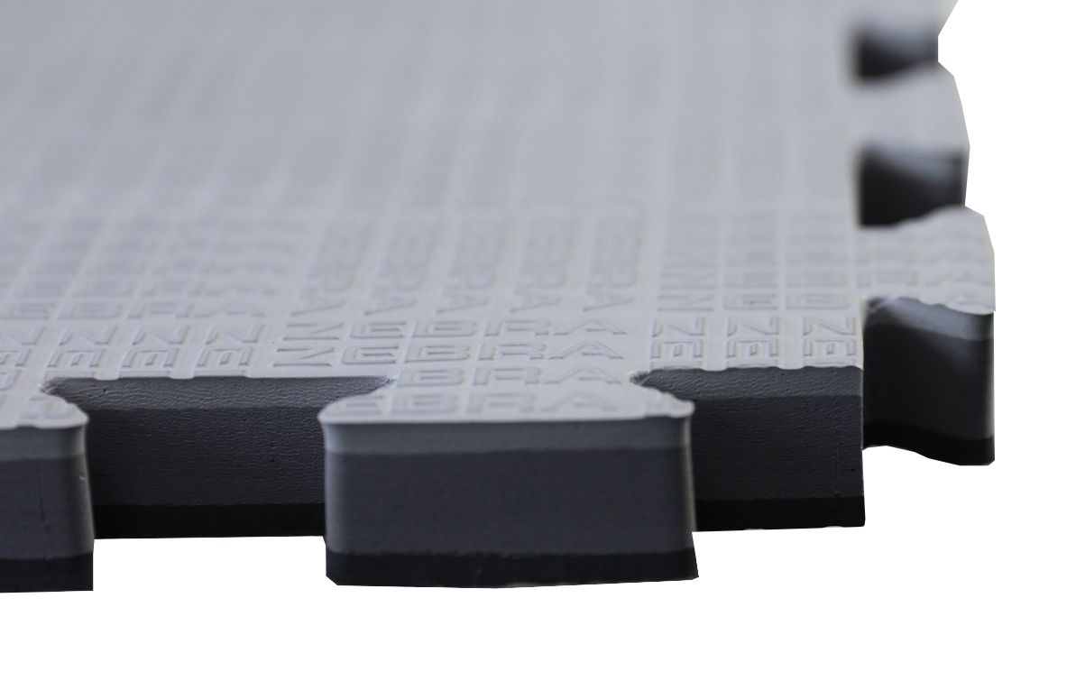 Zebra tatami Puzzle, čierno sivé