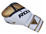 RDX boksarske rokavice F7, belo-zlate