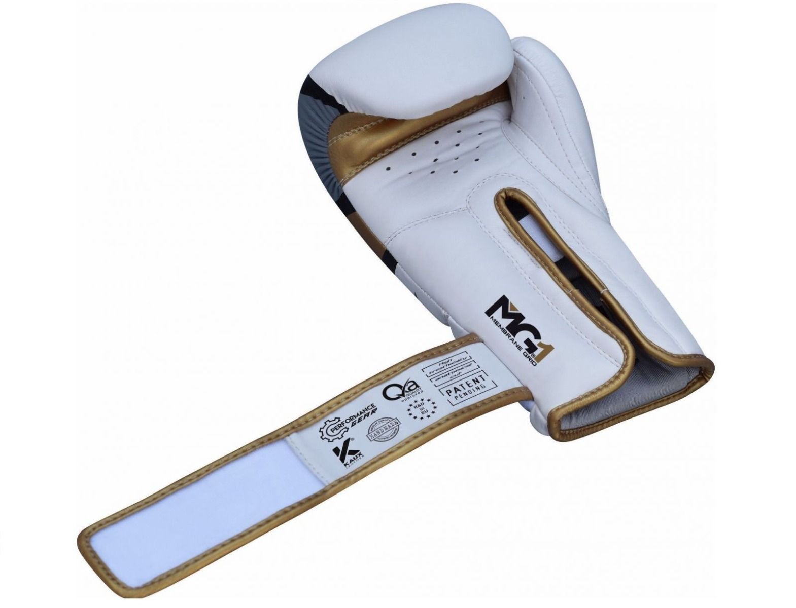 RDX boksarske rokavice F7, belo-zlate