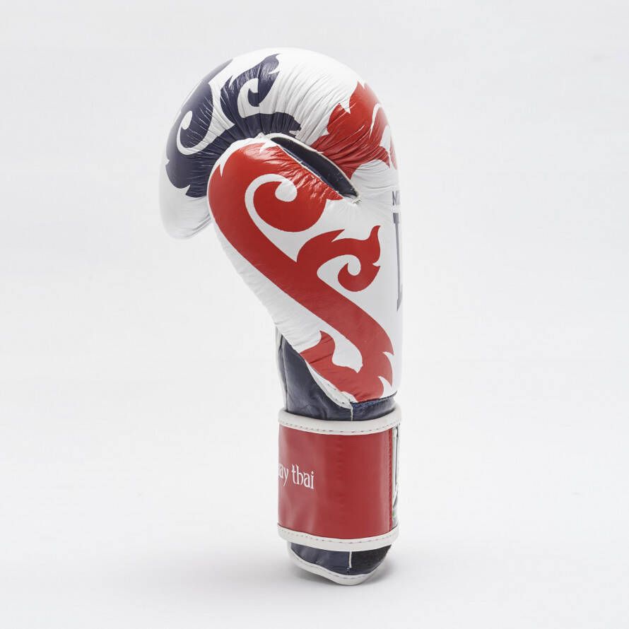 Leone boksarske rokavice Muay Thai, bele