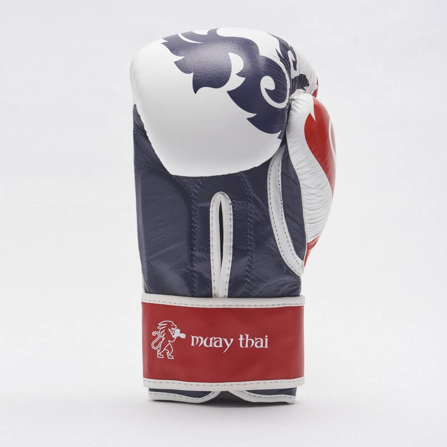 Leone boksarske rokavice Muay Thai, bele