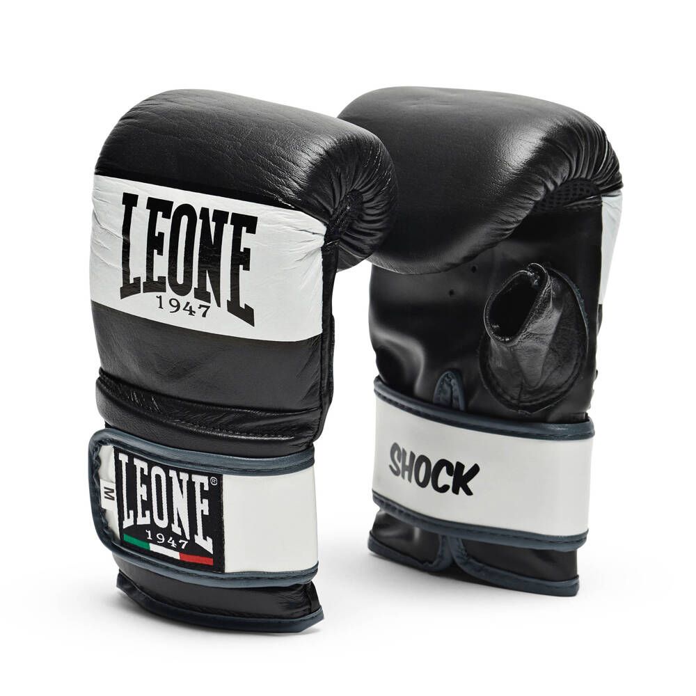 Leone vadbene rokavice Shock, črne