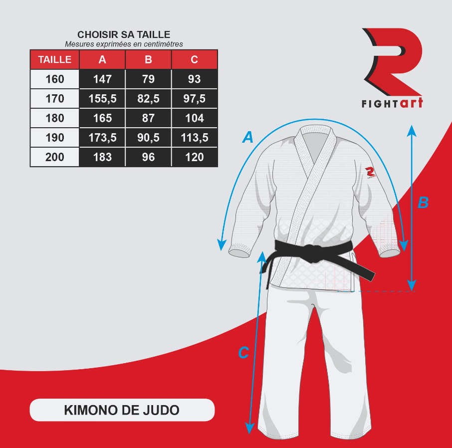 Fight Art JU kimono Bushi 450g, modro