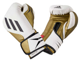 Adidas SPEED TILT 350V Pro boxerské rukavice, bielo-zlatá