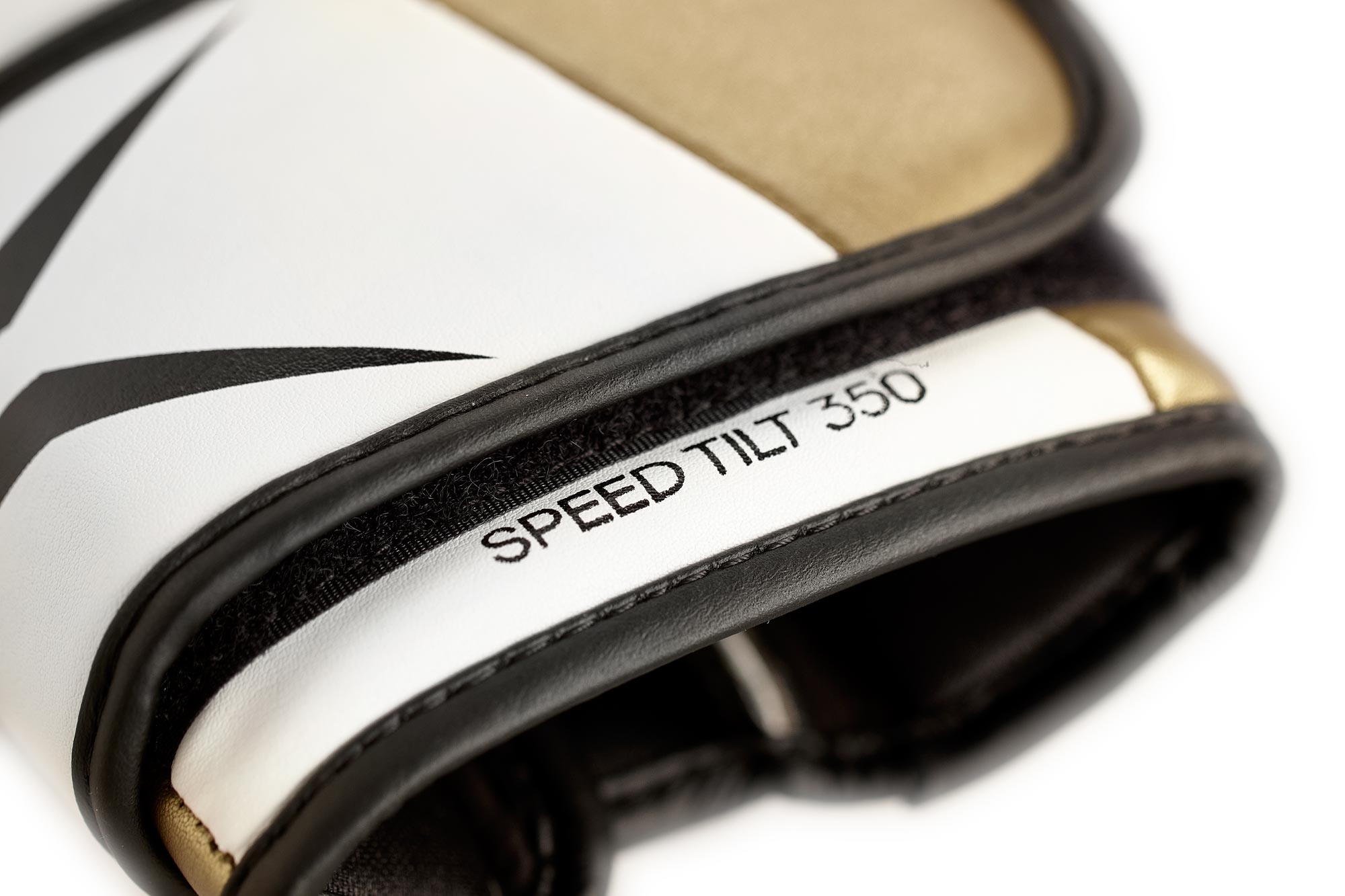 Adidas SPEED TILT 350V Pro boxerské rukavice, bielo-zlatá