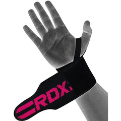 RDX profesionalne zapestne bandaže za fitnes, rožnate