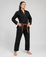 Katsudo Yori Damen Jiu Jitsu Kimono 550 g, schwarz